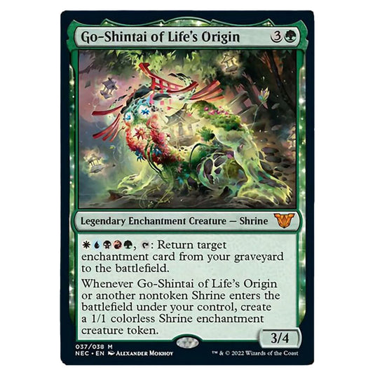 Magic The Gathering - Kamigawa - Neon Dynasty - Commander - Go-Shintai of Life's Origin - 37/180