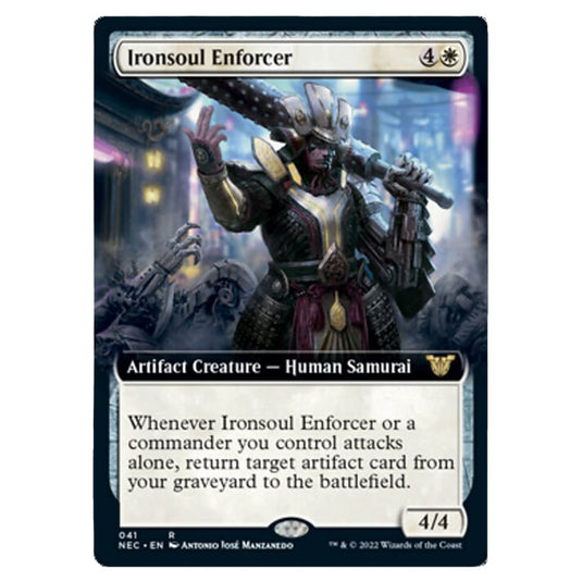 Magic The Gathering - Kamigawa - Neon Dynasty - Commander - Ironsoul Enforcer - 41/180