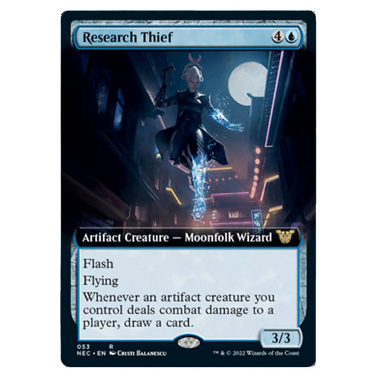 Magic The Gathering - Kamigawa - Neon Dynasty - Commander - Research Thief - 53/180