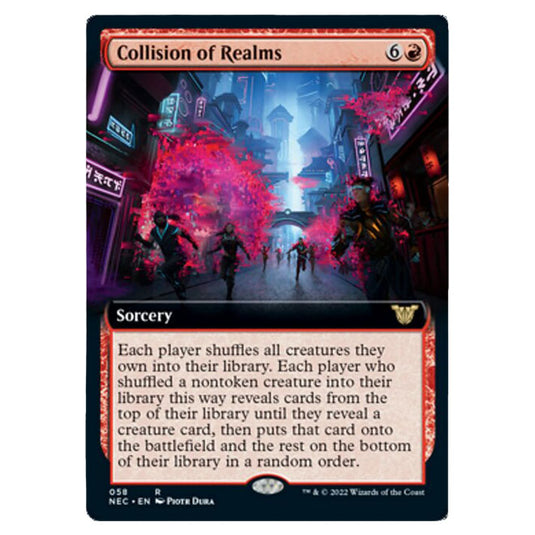 Magic The Gathering - Kamigawa - Neon Dynasty - Commander - Collision of Realms - 58/180