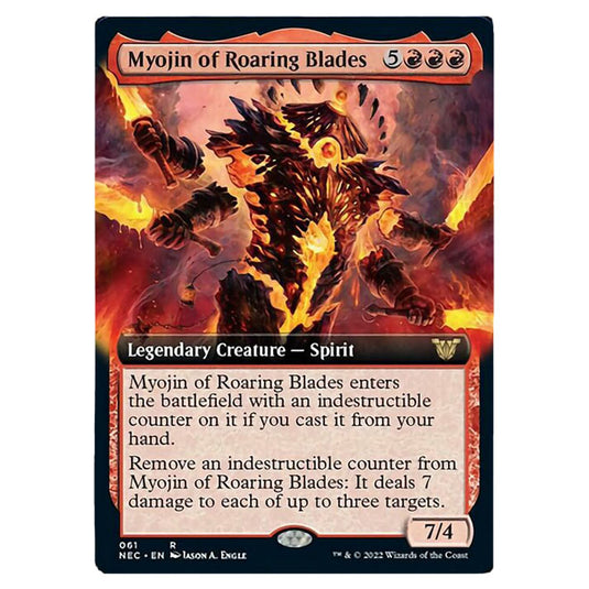 Magic The Gathering - Kamigawa - Neon Dynasty - Commander - Myojin of Roaring Blades - 61/180