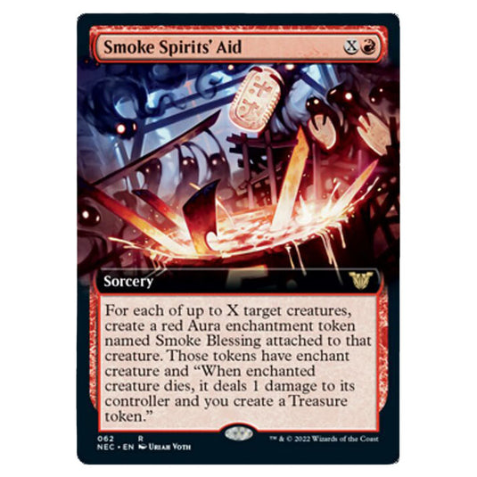 Magic The Gathering - Kamigawa - Neon Dynasty - Commander - Smoke Spirits' Aid - 62/180