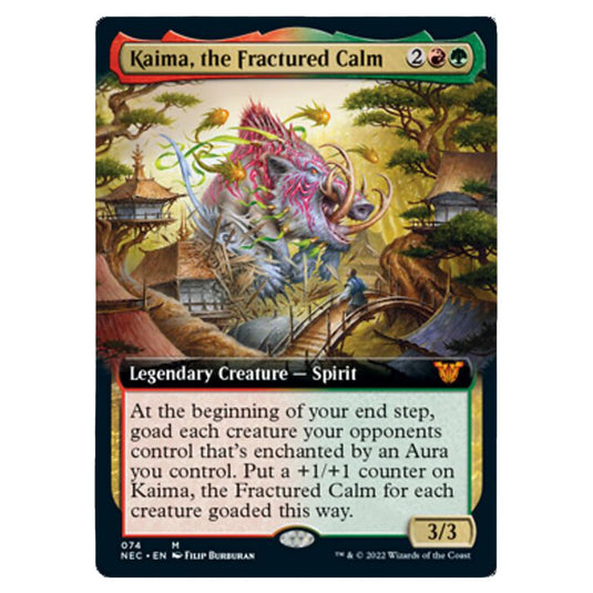 Magic The Gathering - Kamigawa - Neon Dynasty - Commander - Kaima, the Fractured Calm - 74/180