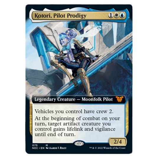 Magic The Gathering - Kamigawa - Neon Dynasty - Commander - Kotori, Pilot Prodigy - 75/180