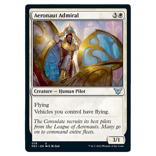 Magic The Gathering - Kamigawa - Neon Dynasty - Commander - Aeronaut Admiral - 79/180