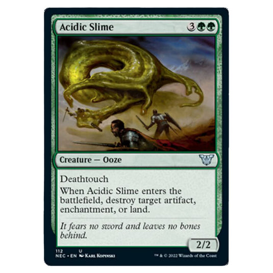 Magic The Gathering - Kamigawa - Neon Dynasty - Commander - Acidic Slime - 112/180