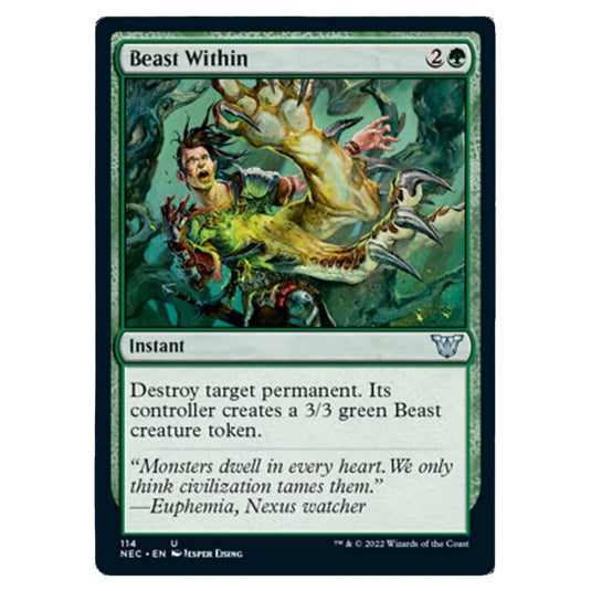 Magic The Gathering - Kamigawa - Neon Dynasty - Commander - Beast Within - 114/180