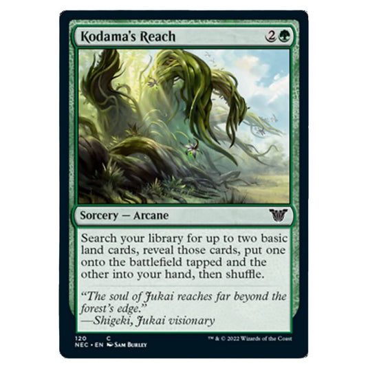 Magic The Gathering - Kamigawa - Neon Dynasty - Commander - Kodama's Reach - 120/180