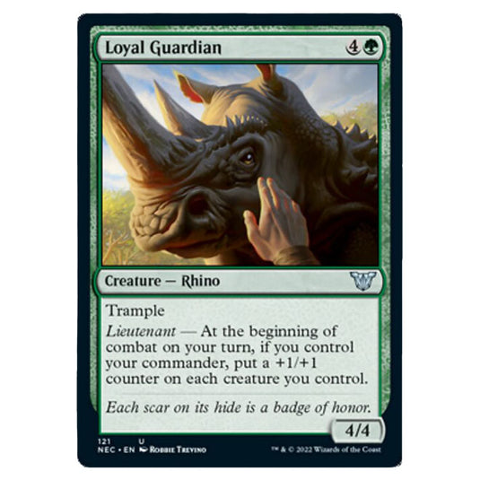 Magic The Gathering - Kamigawa - Neon Dynasty - Commander - Loyal Guardian - 121/180