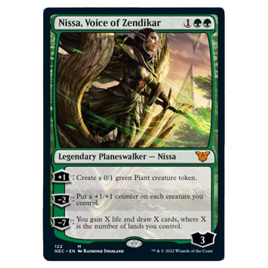 Magic The Gathering - Kamigawa - Neon Dynasty - Commander - Nissa, Voice of Zendikar - 122/180