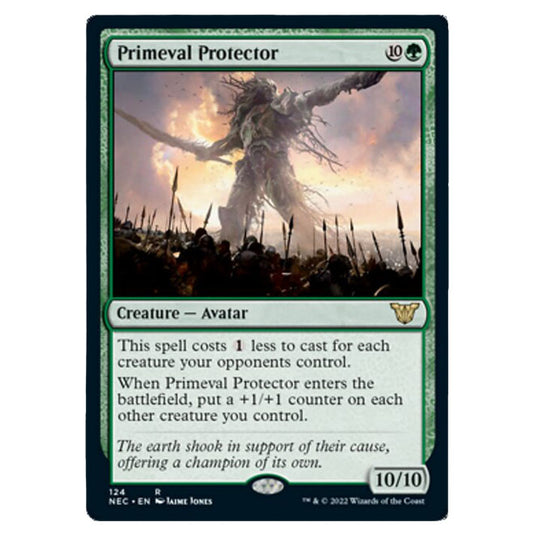 Magic The Gathering - Kamigawa - Neon Dynasty - Commander - Primeval Protector - 124/180