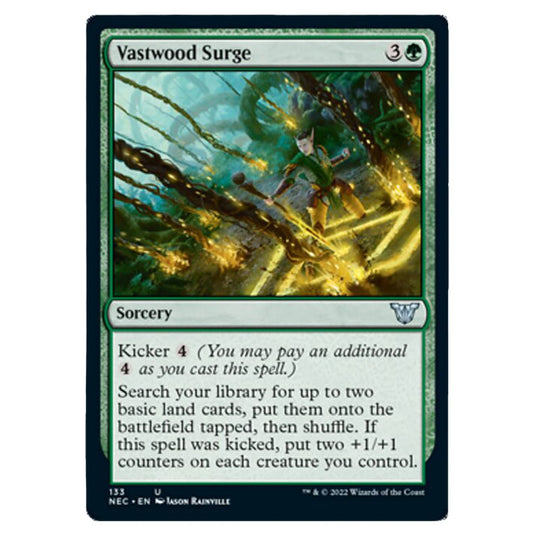 Magic The Gathering - Kamigawa - Neon Dynasty - Commander - Vastwood Surge - 133/180