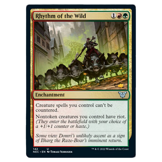 Magic The Gathering - Kamigawa - Neon Dynasty - Commander - Rhythm of the Wild - 142/180