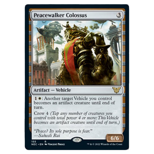 Magic The Gathering - Kamigawa - Neon Dynasty - Commander - Peacewalker Colossus - 155/180