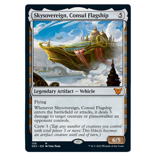 Magic The Gathering - Kamigawa - Neon Dynasty - Commander - Skysovereign, Consul Flagship - 159/180