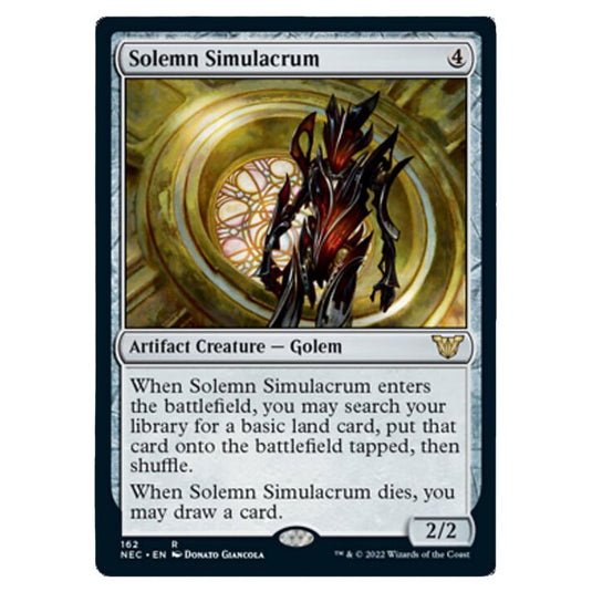 Magic The Gathering - Kamigawa - Neon Dynasty - Commander - Solemn Simulacrum - 162/180