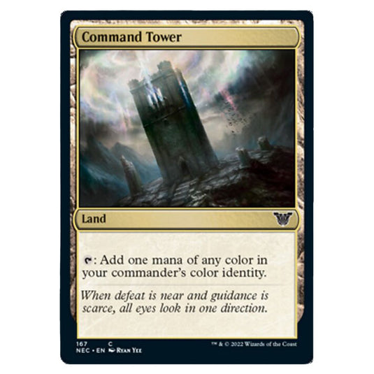 Magic The Gathering - Kamigawa - Neon Dynasty - Commander - Command Tower - 167/180