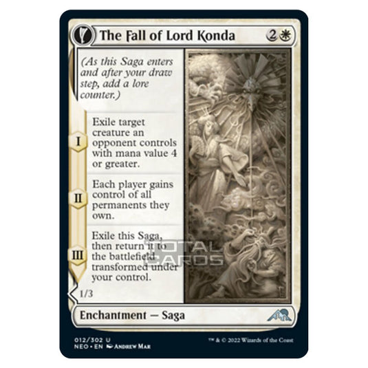 Magic The Gathering - Kamigawa - Neon Dynasty - The Fall of Lord Konda // Fragment of Konda - 12/302