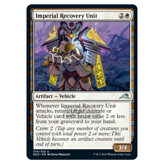 Magic The Gathering - Kamigawa - Neon Dynasty - Imperial Recovery Unit - 18/302