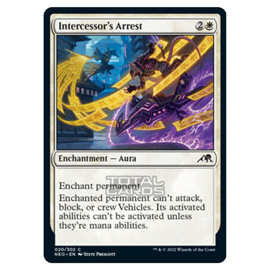 Magic The Gathering - Kamigawa - Neon Dynasty - Intercessor's Arrest - 20/302