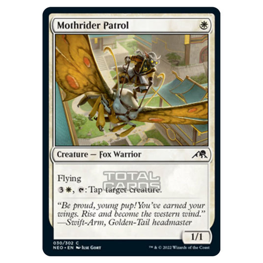 Magic The Gathering - Kamigawa - Neon Dynasty - Mothrider Patrol - 30/302