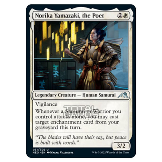 Magic The Gathering - Kamigawa - Neon Dynasty - Norika Yamazaki, the Poet - 31/302