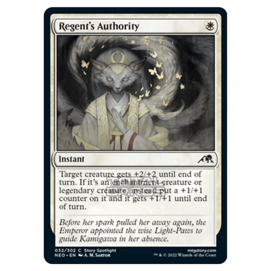 Magic The Gathering - Kamigawa - Neon Dynasty - Regent's Authority - 32/302