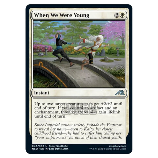 Magic The Gathering - Kamigawa - Neon Dynasty - When We Were Young - 43/302