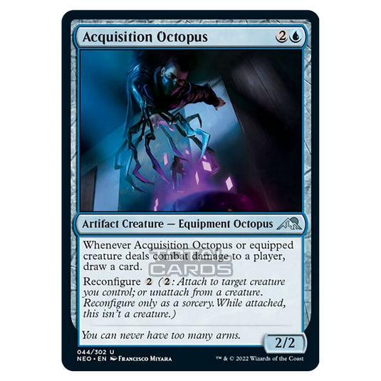 Magic The Gathering - Kamigawa - Neon Dynasty - Acquisition Octopus - 44/302