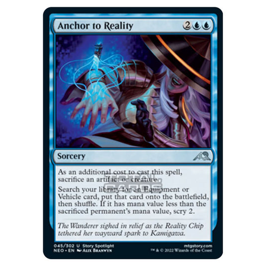 Magic The Gathering - Kamigawa - Neon Dynasty - Anchor to Reality - 45/302