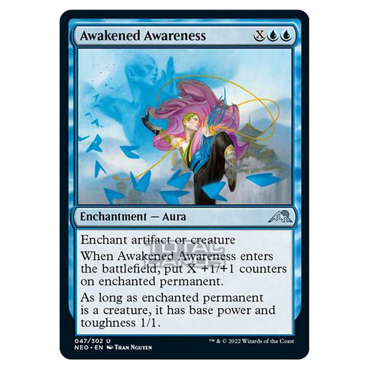 Magic The Gathering - Kamigawa - Neon Dynasty - Awakened Awareness - 47/302