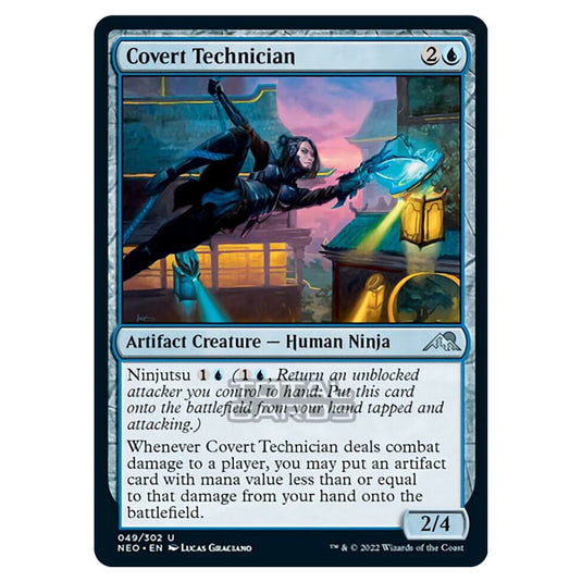 Magic The Gathering - Kamigawa - Neon Dynasty - Covert Technician - 49/302