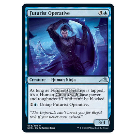 Magic The Gathering - Kamigawa - Neon Dynasty - Futurist Operative - 53/302