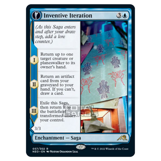 Magic The Gathering - Kamigawa - Neon Dynasty - Inventive Iteration // Living Breakthrough - 57/302