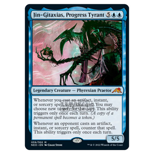 Magic The Gathering - Kamigawa - Neon Dynasty - Jin-Gitaxias, Progress Tyrant - 59/302