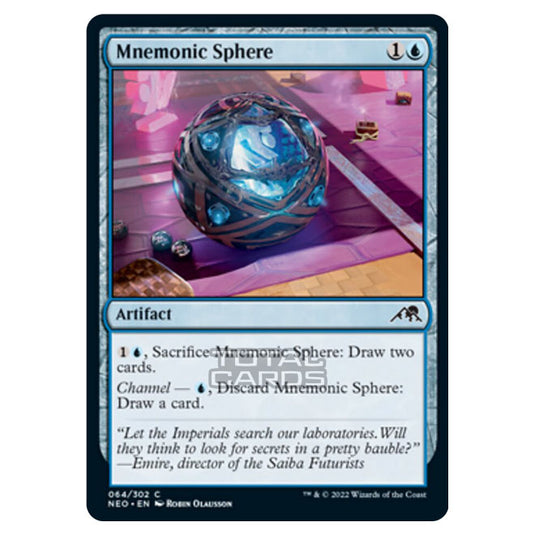 Magic The Gathering - Kamigawa - Neon Dynasty - Mnemonic Sphere - 64/302