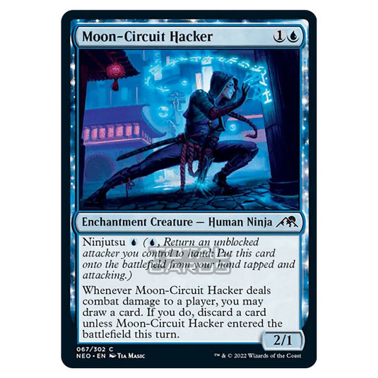 Magic The Gathering - Kamigawa - Neon Dynasty - Moon-Circuit Hacker - 67/302