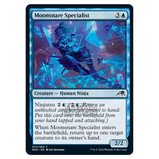 Magic The Gathering - Kamigawa - Neon Dynasty - Moonsnare Specialist - 70/302