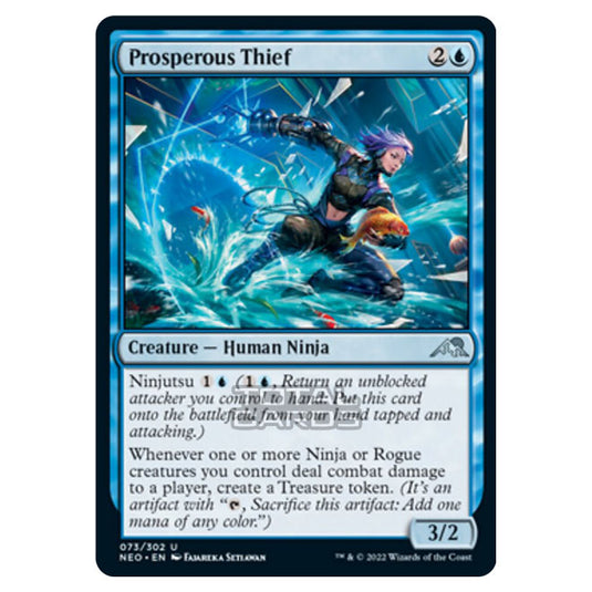 Magic The Gathering - Kamigawa - Neon Dynasty - Prosperous Thief - 73/302