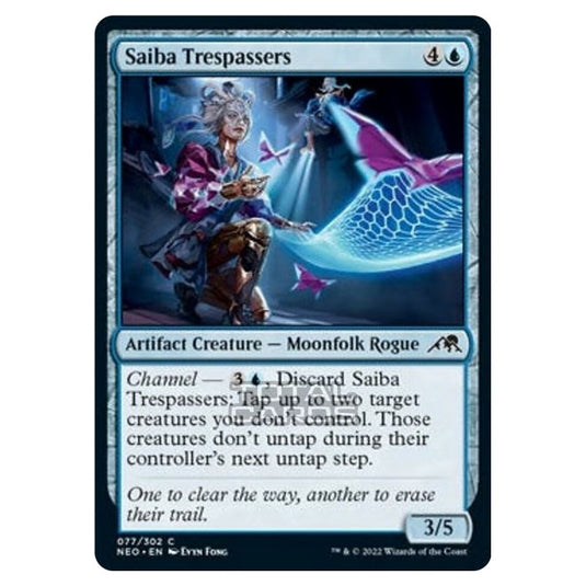 Magic The Gathering - Kamigawa - Neon Dynasty - Saiba Trespassers - 77/302