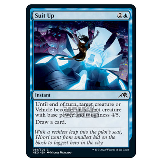 Magic The Gathering - Kamigawa - Neon Dynasty - Suit Up - 81/302