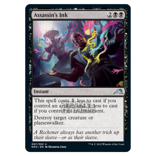 Magic The Gathering - Kamigawa - Neon Dynasty - Assassin's Ink - 87/302