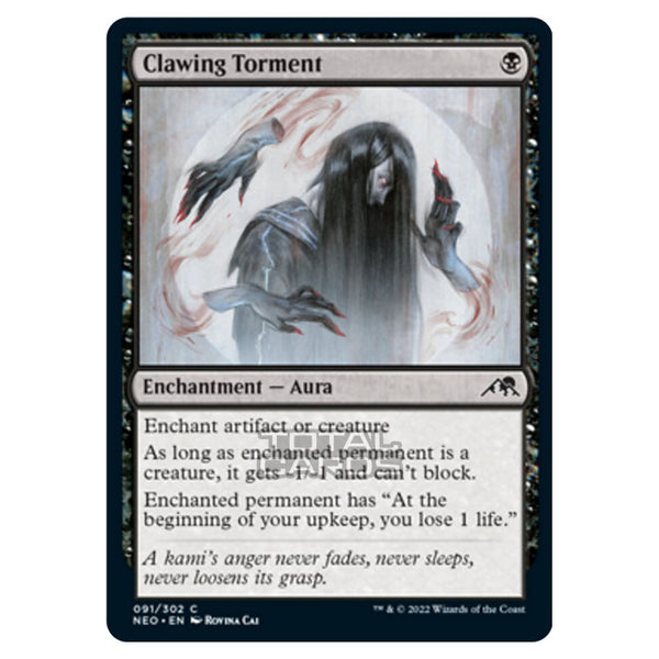 clawing torment mtg card text Magic The Gathering - Kamigawa - Neon Dynasty - Clawing Torment