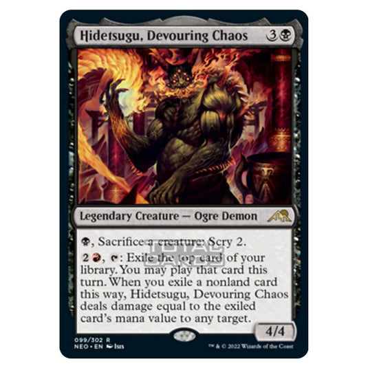 Magic The Gathering - Kamigawa - Neon Dynasty - Hidetsugu, Devouring Chaos - 99/302