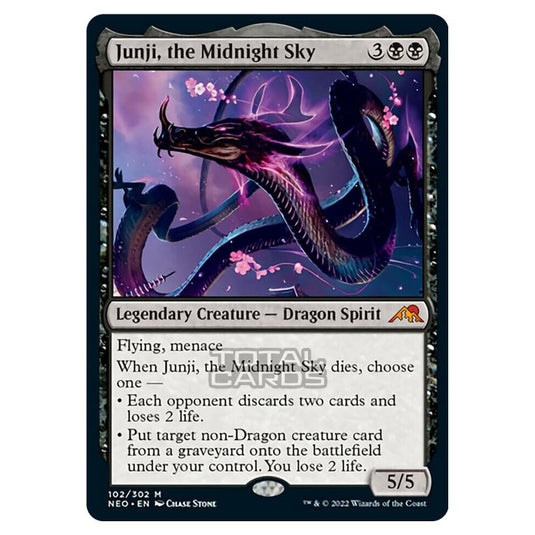 Magic The Gathering - Kamigawa - Neon Dynasty - Junji, the Midnight Sky - 102/302