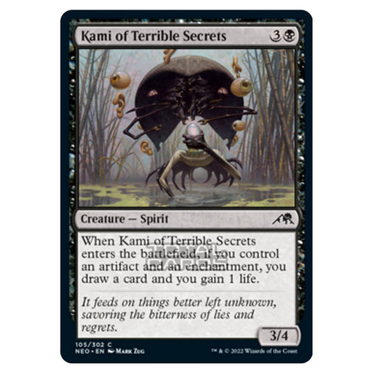 Magic The Gathering - Kamigawa - Neon Dynasty - Kami of Terrible Secrets - 105/302