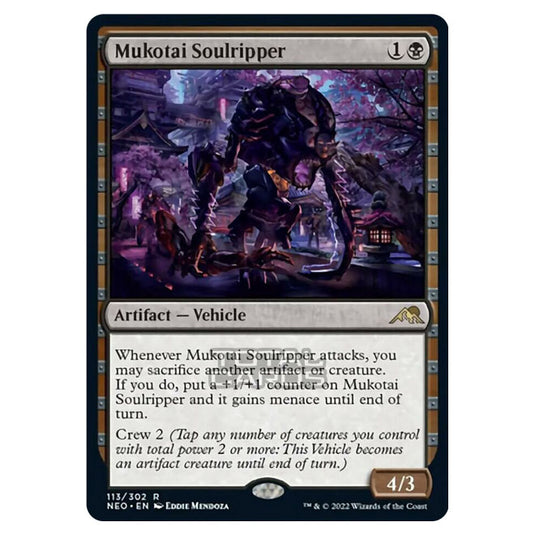 Magic The Gathering - Kamigawa - Neon Dynasty - Mukotai Soulripper - 113/302