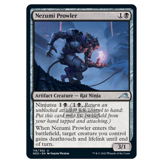 Magic The Gathering - Kamigawa - Neon Dynasty - Nezumi Prowler - 116/302