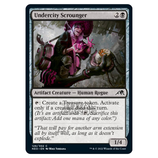 Magic The Gathering - Kamigawa - Neon Dynasty - Undercity Scrounger - 126/302