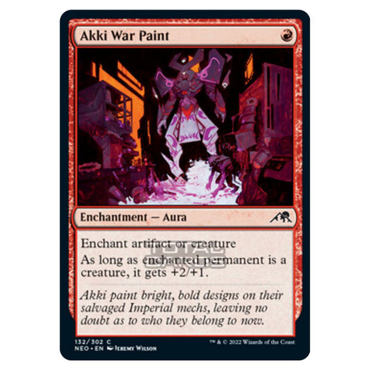 Magic The Gathering - Kamigawa - Neon Dynasty - Akki War Paint - 132/302